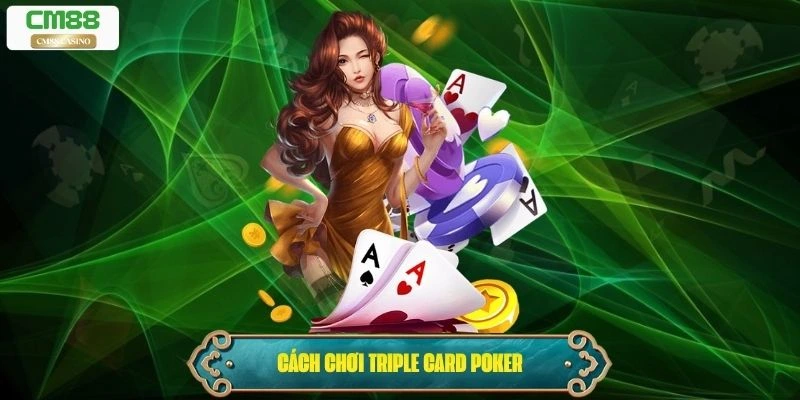 Cách chơi Triple Card Poker