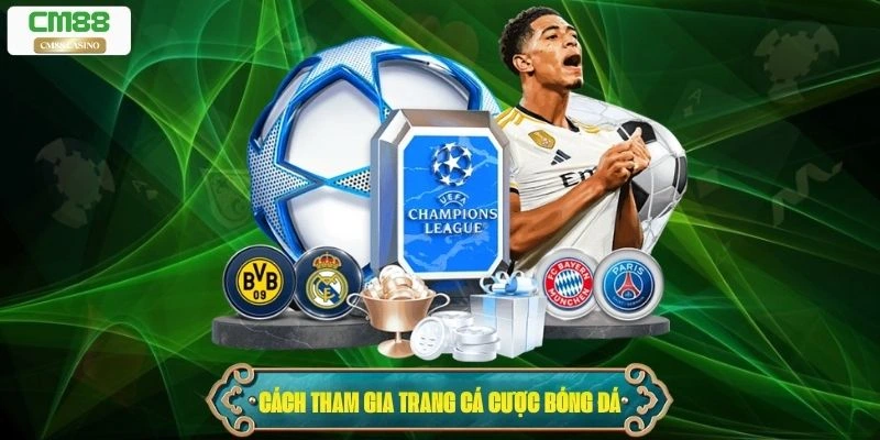 Cách thức tham gia trang cá cược bóng đá